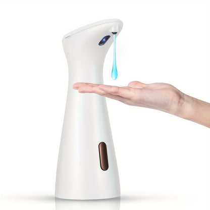 Sleek Black Automatic Soap Dispenser - Touchless, Wall-Mounted/Countertop Pump for Hand, Lotion, Shampoo - Ideal for Bathroom, Kitchen, Office - Battery Operated, Fragrance-Free, Soap Dispenser Bathroom